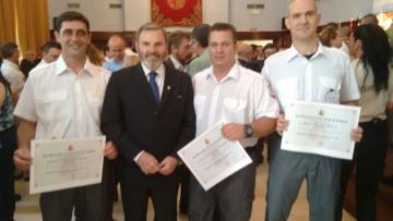 Tres vigilantes de Seguridad de United Safe Care reciben una mención honorífica en el Día de la Seguridad Privada en Jaén