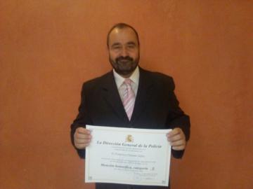 Un trabajador de United Safe Care recibe una mención honorífica en el Día de la Seguridad Privada en Sevilla